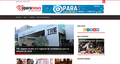 Desktop Screenshot of oparanews.com.br